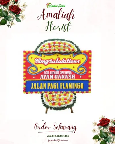 Bunga Papan Congratulation di Dermasandi